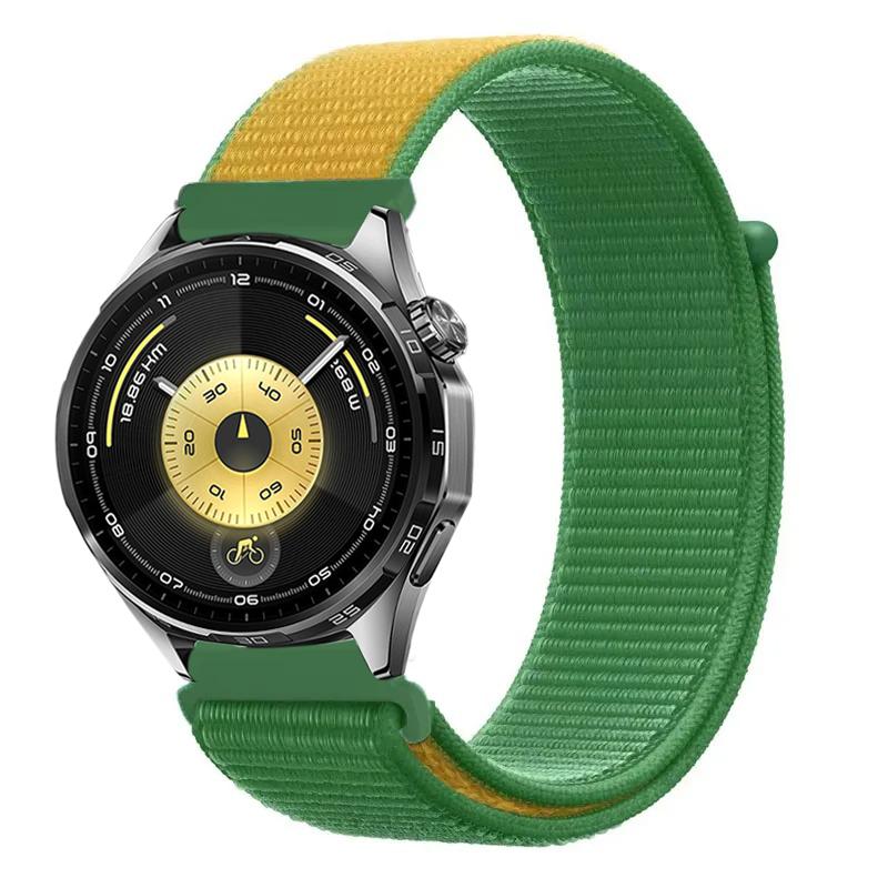 22 мм 20 мм Нейлоновый ремешок для Huawei Watch 5 4 GT6 GT6 Pro GT5-4-3 46 мм Браслет в стиле флага Amazfit Bip 6 Active 2 Balance 2 Correa