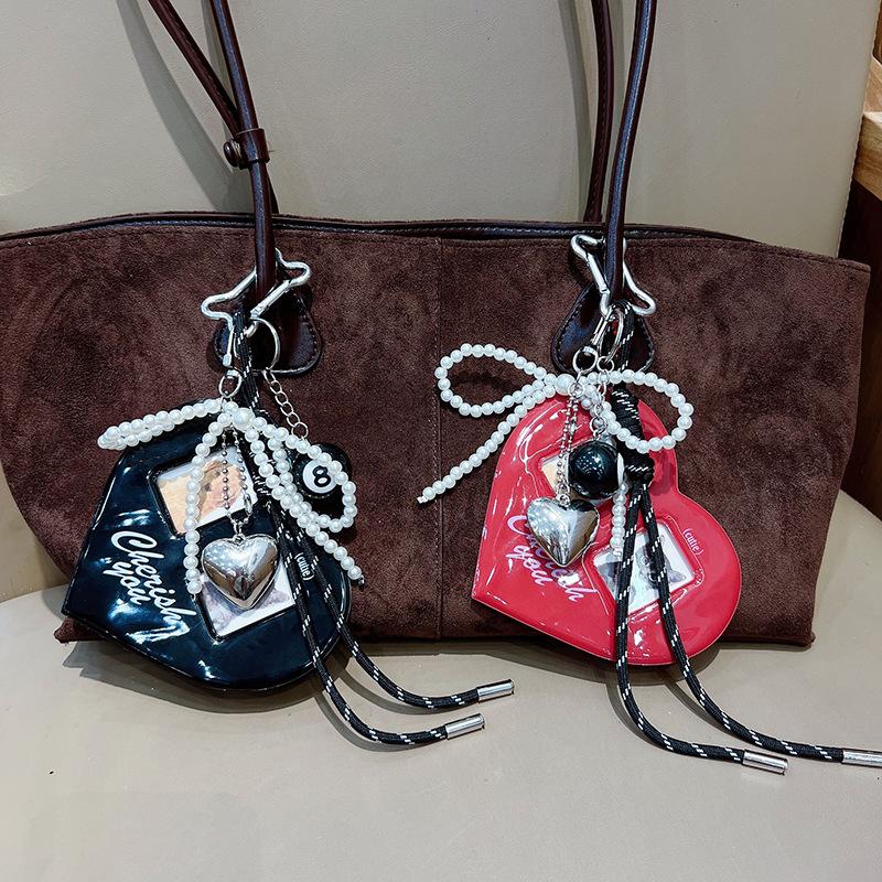 Yogodlns Большой набор открыток с любовью, подвесное украшение, плетение бабочки, брелок, модная сумка, подвеска, фото, сменная