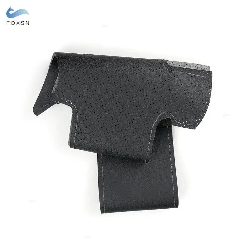 Для BMW 5 6 серии E60 E61 Touring E63 Coupe E64 2003-2010 салон автомобиля чехол на руль ручная оплетка перфорированная кожаная отделка