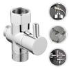 T-Adapter 3 Way Switch Faucet Valve Three Function Shower Tap Connector  Bathroom Accessories