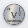 Элементарный образец ванадий V 1 5 (монета, дюйм, штук)