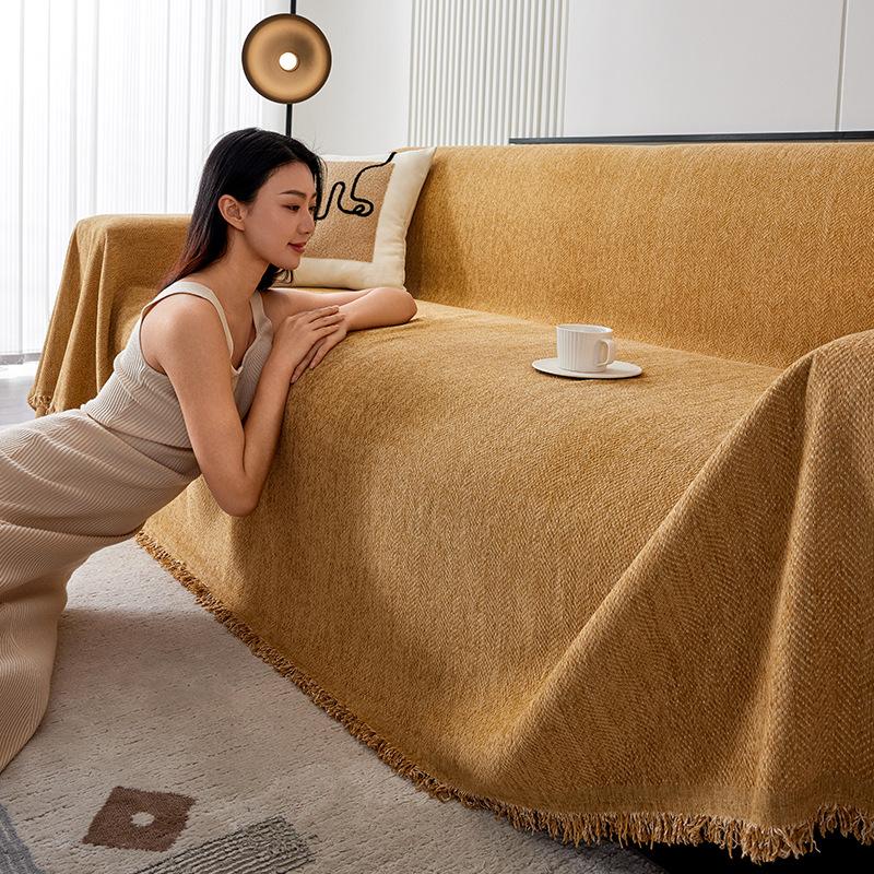 Серый Чешуйчатый Узор Шенилл Чехол для Дивана Диванное Полотенце Универсальное для Четырех Сезонов Анти-Кот Моющийся Диванный Плед Защита Подушки