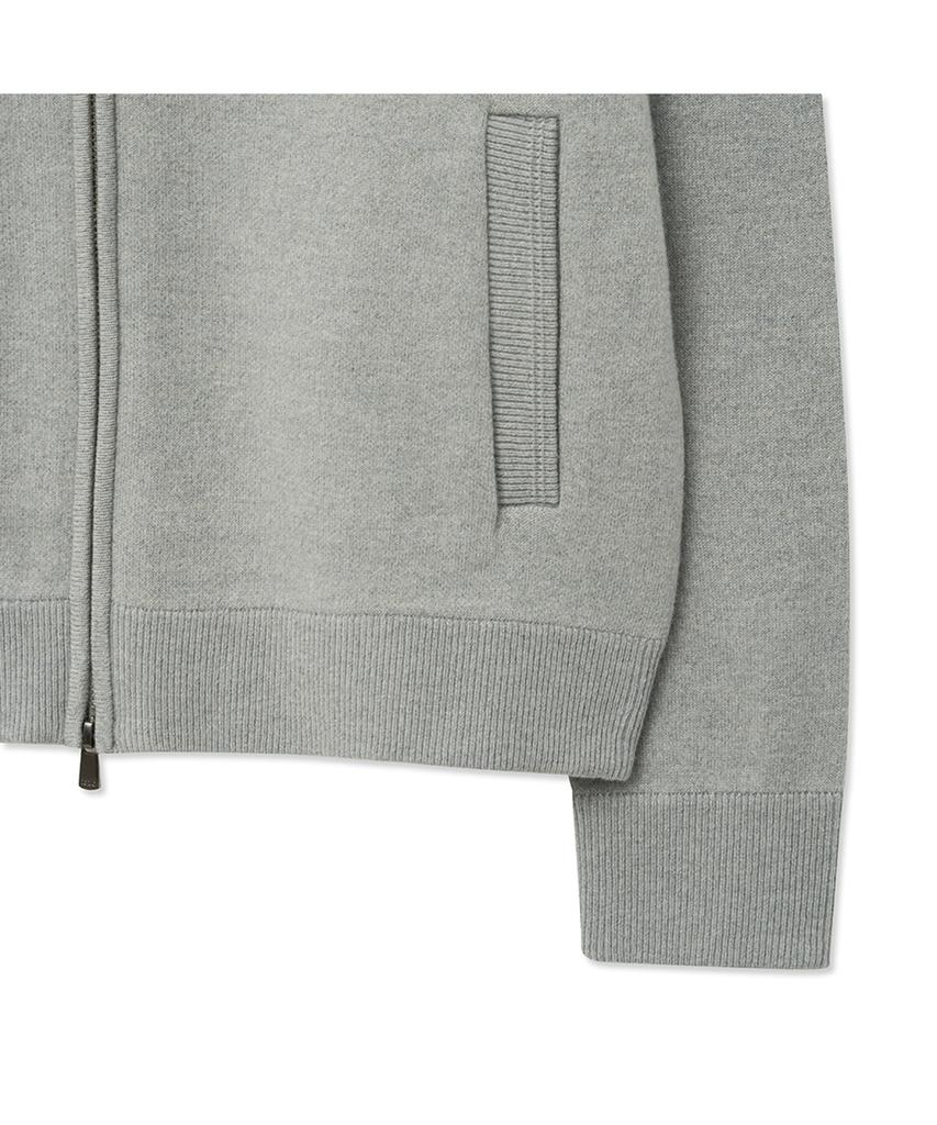 Iolo Half-Neck Knit Blouson_Gray