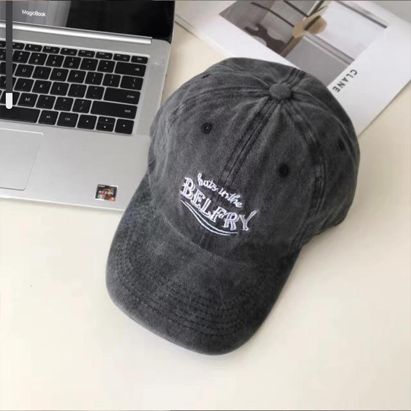 Ретро Женская Бейсболка Вышивка Букв Стирка Хлопок Хип-Хоп Кепки Snapback Для Мужчин Уличная Одежда Регулируемая Кепка с Козырьком