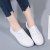 Korean Version Trendy Small White Shoes 2024 Spring New Versatile Breathable Casual Round Toe Comfortable Women's Single Shoes