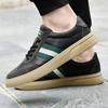 Fashion Size 38-45 High Quality New Men Casual Shoes Genuine Leather Luxury Shoes for Men Spring Autumn Men's Shoes Black Sneakers Man