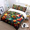 Candy canes, gifts, ornaments. Bedding sets Duvet cover sets Duvet covers Pillowcases(1*Duvet Cover 2*Pillowcases without duvet insert)