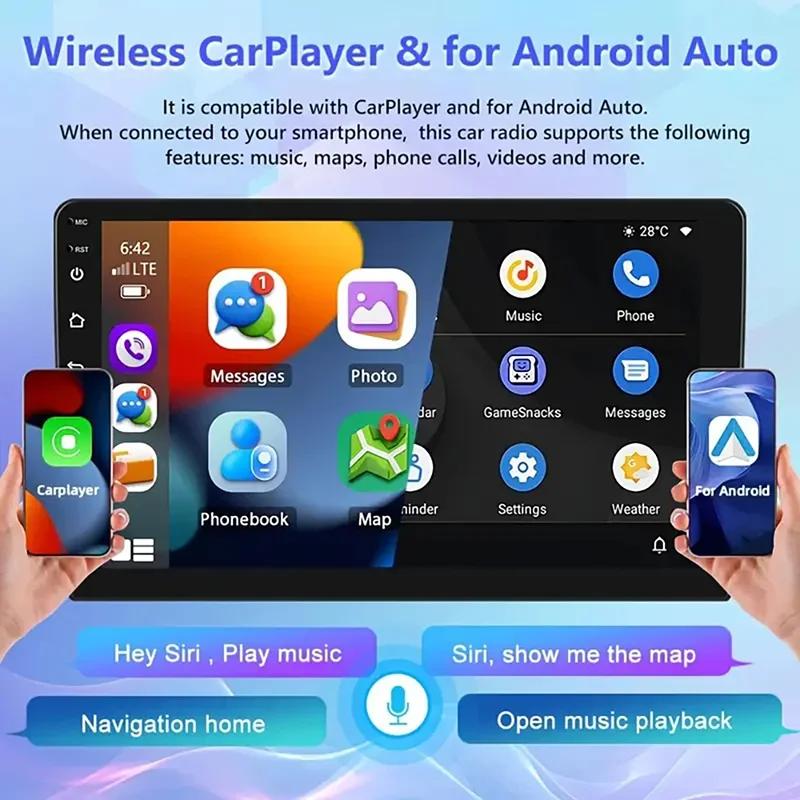 Universal 2Din Car Radio 7"/9"/10"Android 13 Autoradio 4/8Core Wireless Carpaly Multimedia Player GPS For Hyundai Nissan Toyota