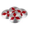 4pcs 56mm Car Styling Wheel Hub Cap Dust-Proof Sticker For Mitsubishi Space Star Eclipse Cross ASX Xl Lancer 9 Galant Ralliart