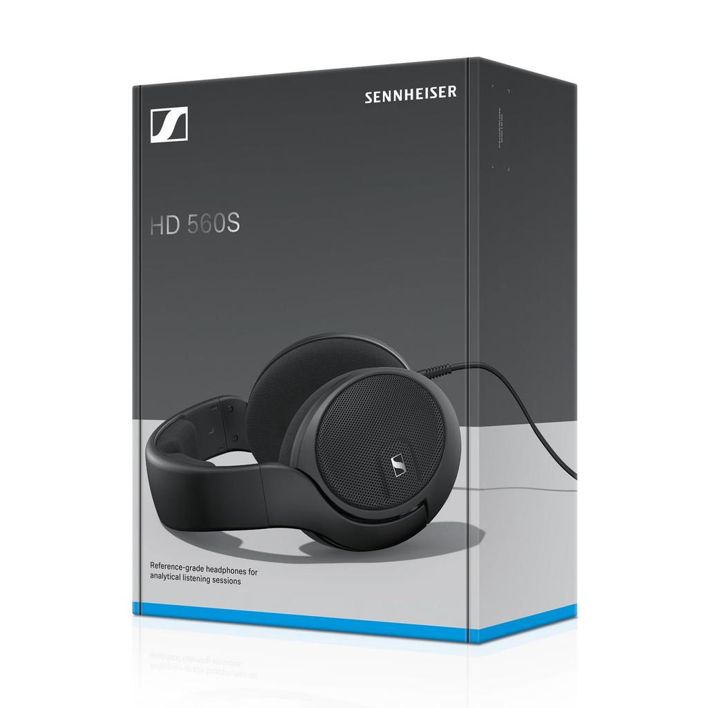 Проводные наушники Sennheiser HD 560S с динамическими драйверами, открытого типа, разработанные в штаб-квартире