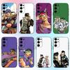 JOJO Так говорил Кисибэ Рохан Чехол для телефона для Samsung S25, S24, S21, S22, S23, S30, Ultra, S20, Plus, Fe, Lite, Note, 10, 9, 5G Черный Чехол