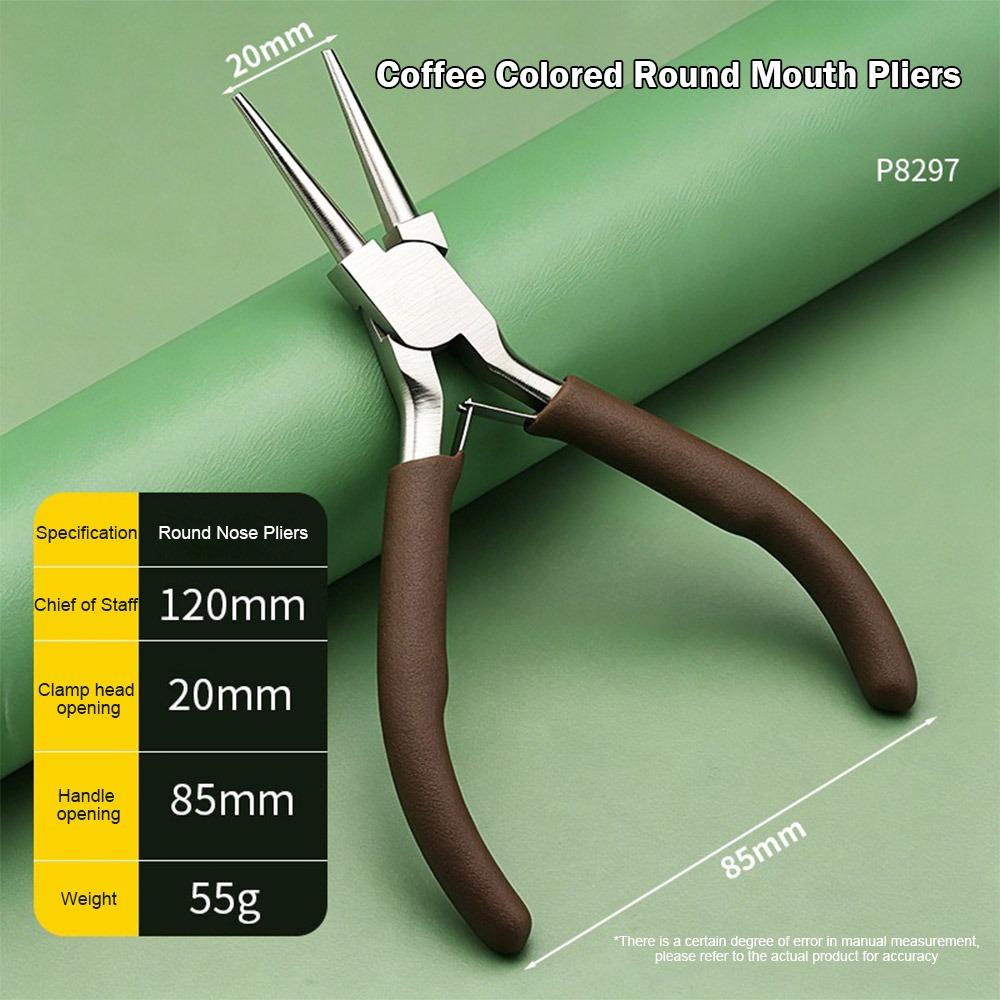Built-in Return Spring Mini Needle Nose Pliers Jewelry Making Pliers Handmade Processing