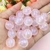 20pcs 15.7mm Acrylic Fine Sparkling Round Loose Beads DIY Jewelry Accessories Beaded Materials For Bracelet Earring Making