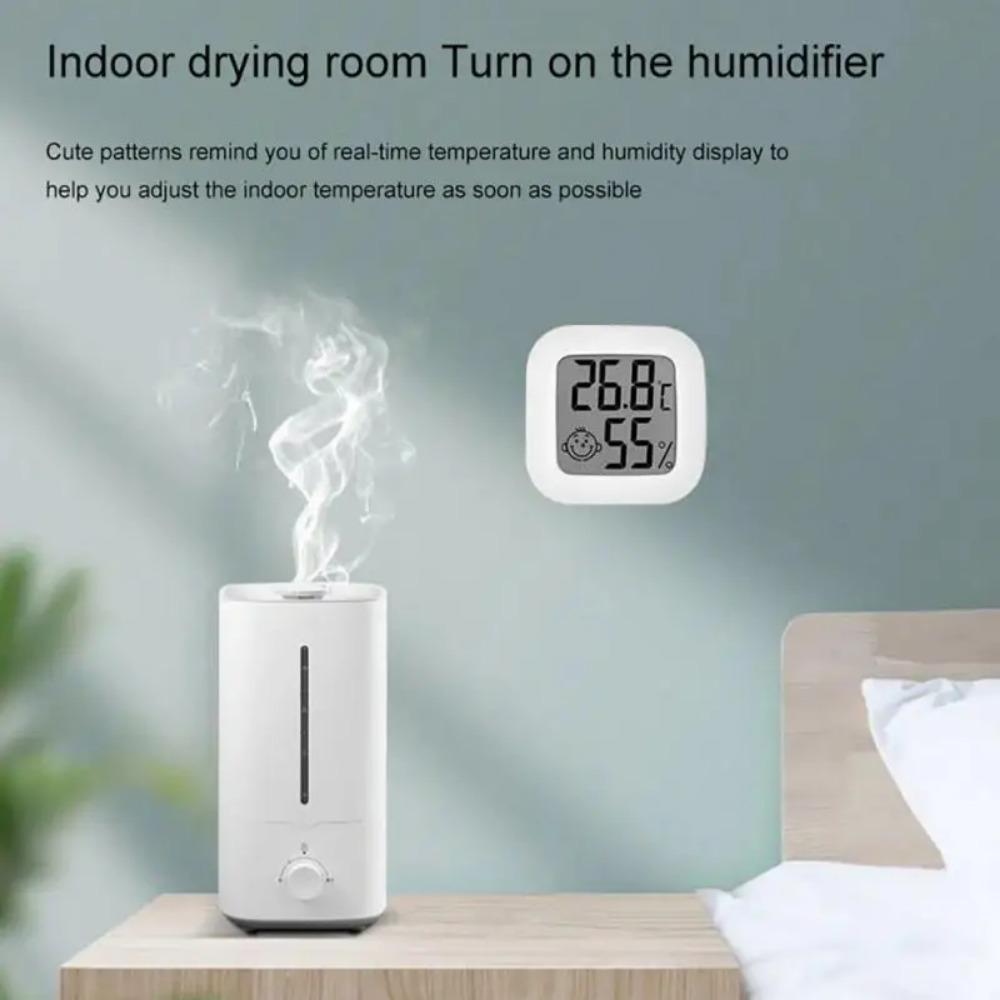 2025 Mini LCD Digital Thermometer Hygrometer Indoor Room Electronic Temperature Humidity Meter Sensor Gauge Weather Station for Home