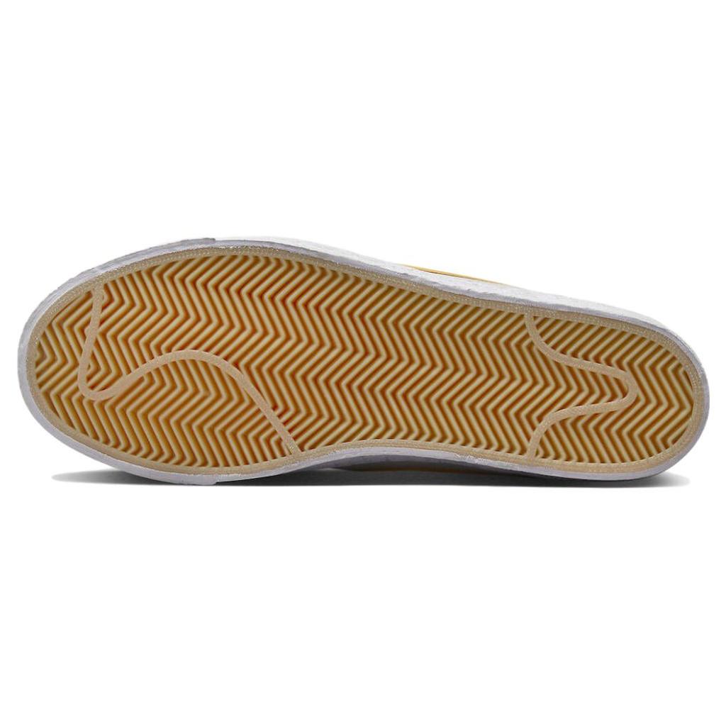 New Nike Sb Zoom Blazer Mid 'Summit White Laser Orange' 864349-110