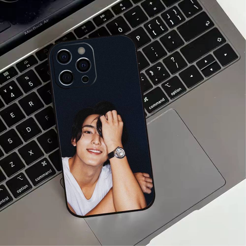 SINGER M-Mingyu Maestr Phone Case For iPhone 17,16,15,14,13,12,11 Plus,Pro Max,XS,Soft Silicone Black Cover