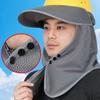 Mesh Safety Helmet Sunshade Breathable Neck Protection Sun Shield  for Construction Workers