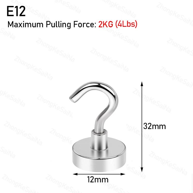 60/40/20 шт. Крючки с сильным магнитом, неодимовые магнитные крючки, сверхпрочные магниты для земли с крючком, круизные крючки, магниты для холодильника