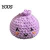 Мягкий хлопковый клубок Пряжи Ручной работы Крючком Мешочек для ножек Булочки, Сжимаемый мешочек-фасоль, Мяч для жонглирования и пинания, Безопасная для кожи детская игрушка Милый пельмень Набитый для