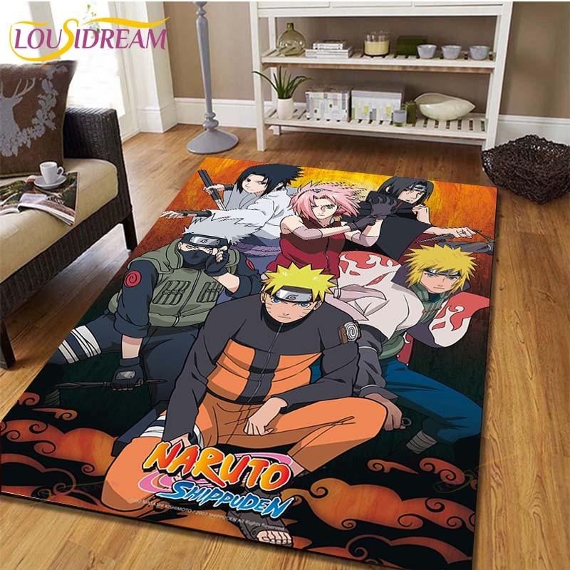 Аниме Наруто узор ковры гостиная противоскользящий коврик детские коврики для спальни коврик для йоги большой ковер декор