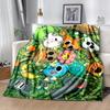 1pc Blanket The Amazing World of Gumball1 Print Design, Lightweight Blanket for Sofa, Bed- Soft &Warm, Gift for All Seasons like Christmas, Halloween