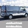 2 шт. наклейки на двери автомобиля для Renault Trafic 3 2 MK1 MK2 MK3 аксессуары для тюнинга кемпер фургон боковые полосы графические виниловые пленки наклейки
