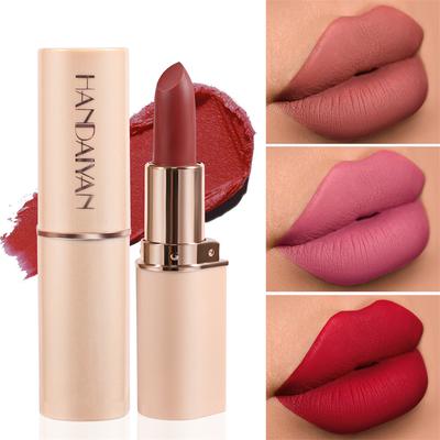 HANDAIYAN 8 Nude Velvet Lipstick Sexy Charm Texture Lipstick Водостойкая антипригарная матовая помада для губ