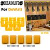 5/10PCS Tool Mount and Battery Holder Set for Dewalt 20V Drill Tools Wall Mount Storage Bracket Machine Fixing Rack Organization