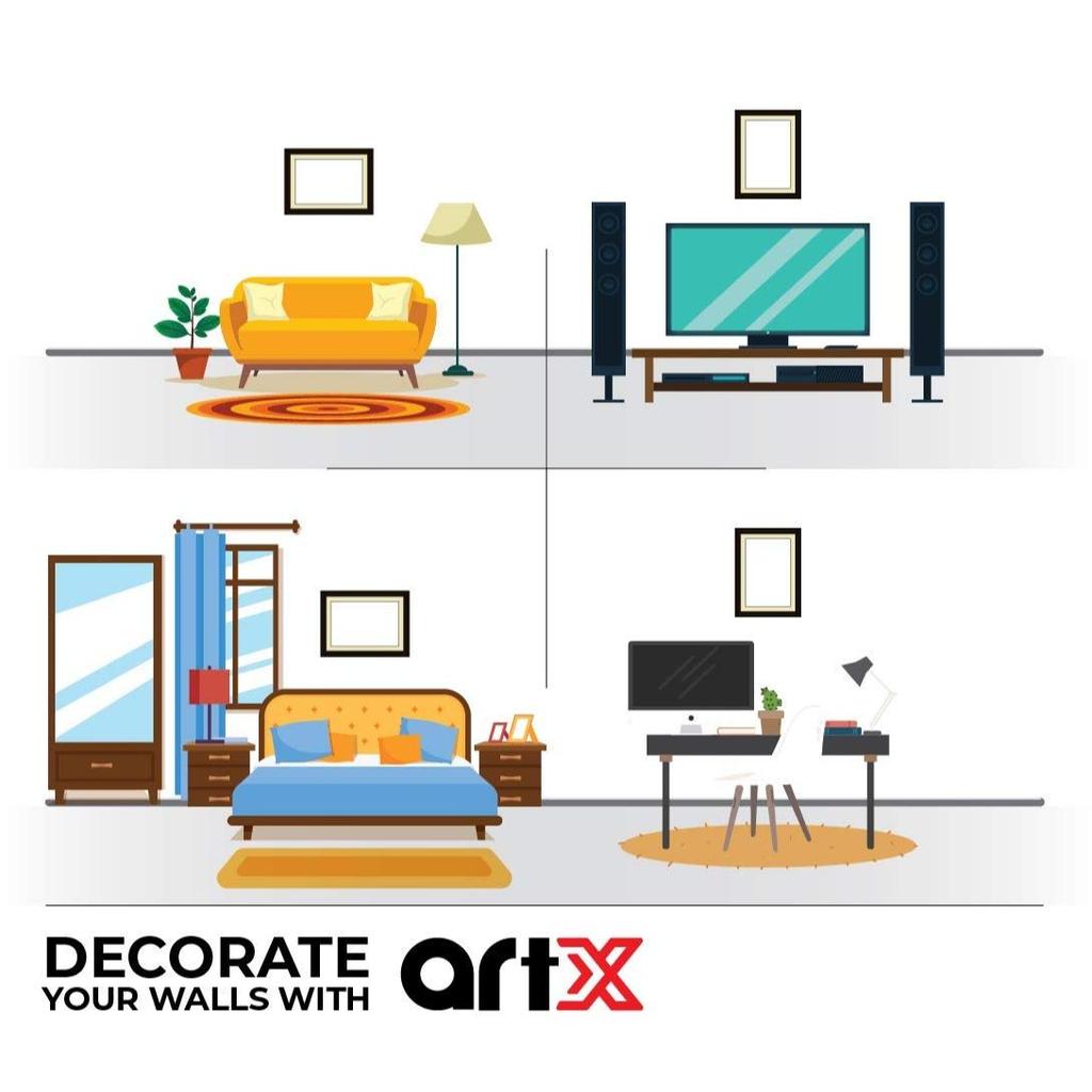 Бумага Романтическая пара Прогулка на природе Живописная настенная живопись в рамке, многоцветная, природа, 18,0 х 23,5 дюйма, набор из 1 шт.