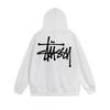Mens Hooded Zip-Up Sweatshirt With Letter Print Loose Fit Cotton Pullover Winter Daily Wear