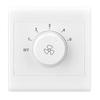 Type 86 Surfaces Mount Fan Controller Ceiling Fan Control Switches with 5 Speed Setting and Easy Installation for Hotel
