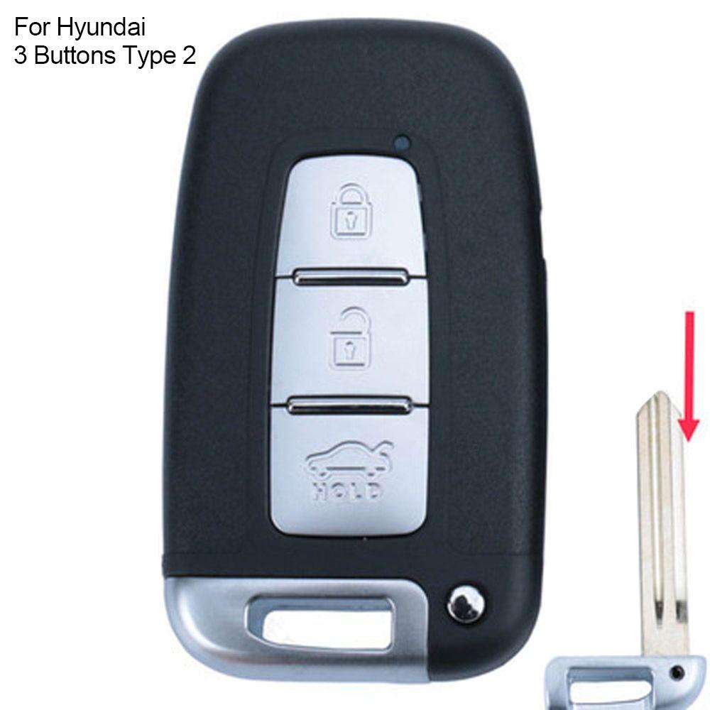 Корпус ключа-брелока ABS Бесключевой доступ Корпус ключа автомобиля для Hyundai IX35 для Kia K2 K5 Sportage Forte Автомобиль