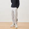 ANTA Knitted Sweatpants Men's Gray Thickened Straight Fit Pants 152241304N-1