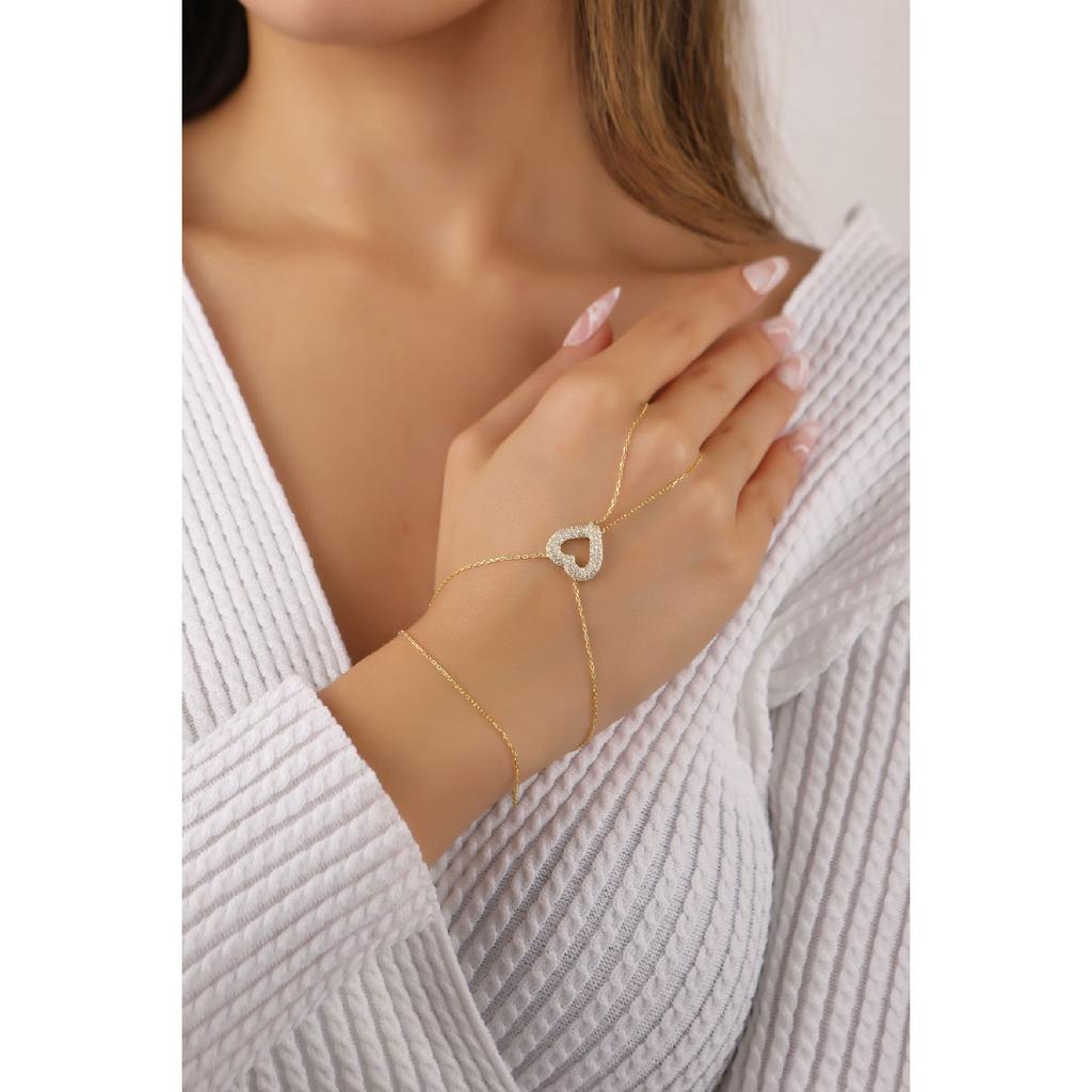 Сердце из камня циркон 925 пробы серебро Ахмеран