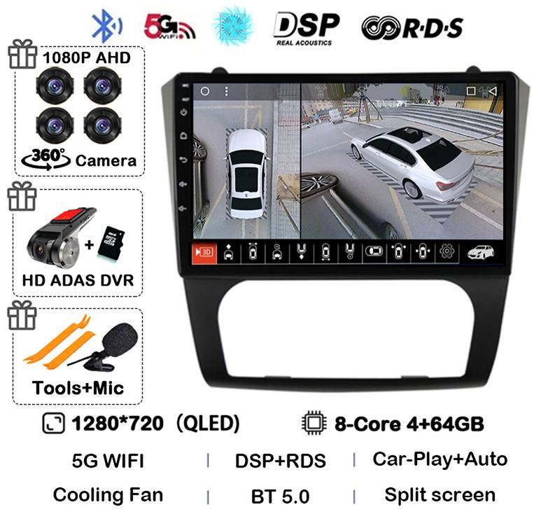 Android 14 Carplay+Auto WIFI+4G BT автомобильное радио стерео для Nissan Altima Teana 2008 2009 2010 2011 2012 мультимедийный видеоплеер GPS