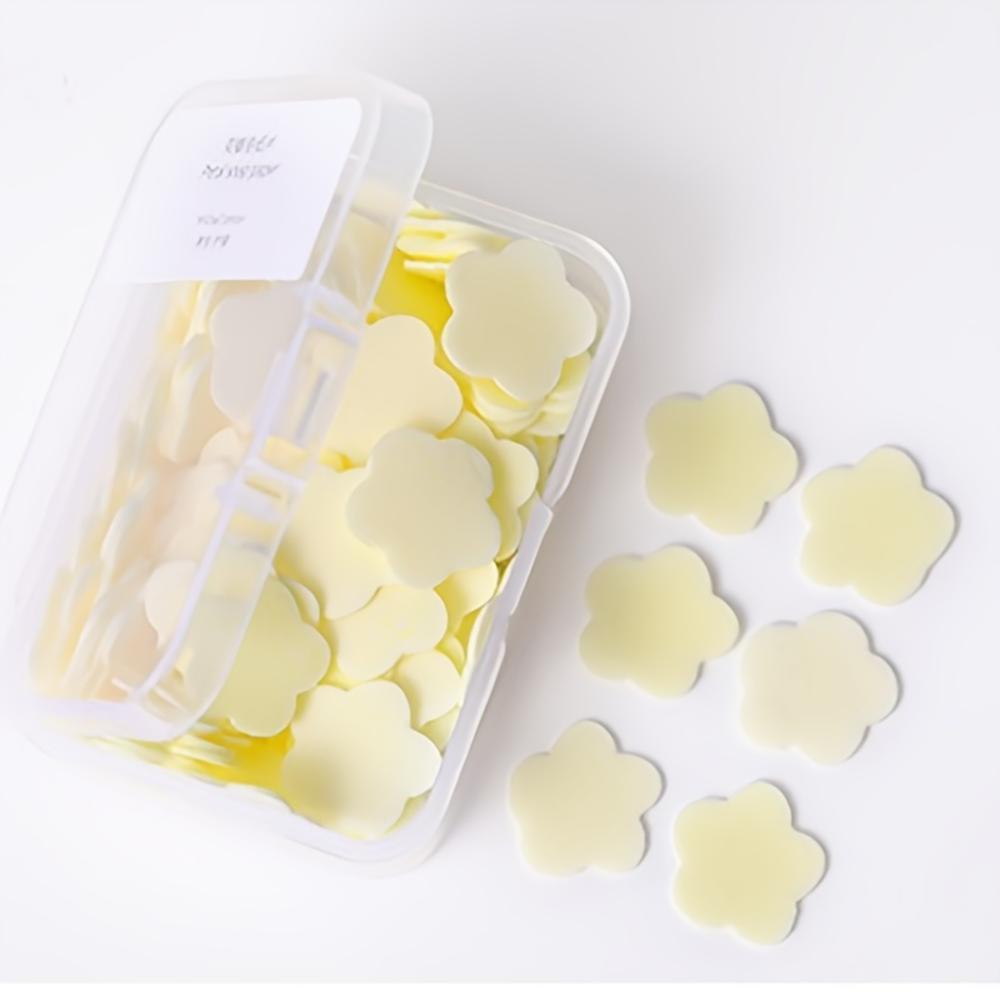 Портативные мыльные листы для мытья рук для путешествий, для детей, студентов, биоразлагаемые мини-мыльные листы с цветочным ароматом в коробке