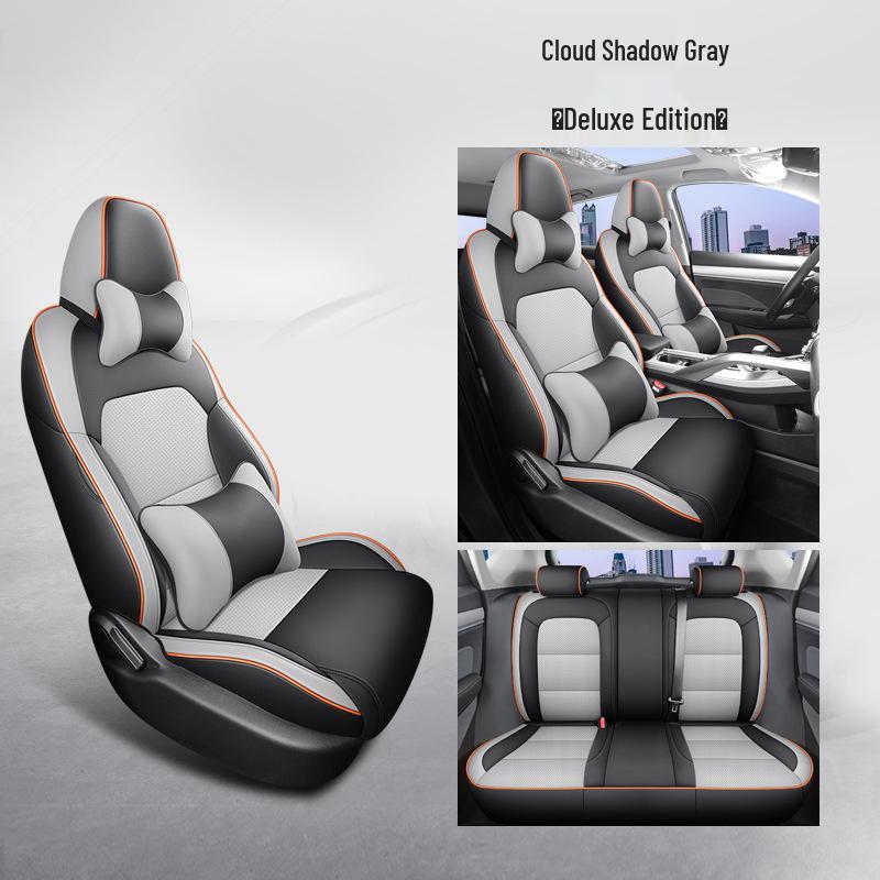 Universal Full Leather Car Seat Cushion for Bin Yue - Four Seasons, Five-Seater