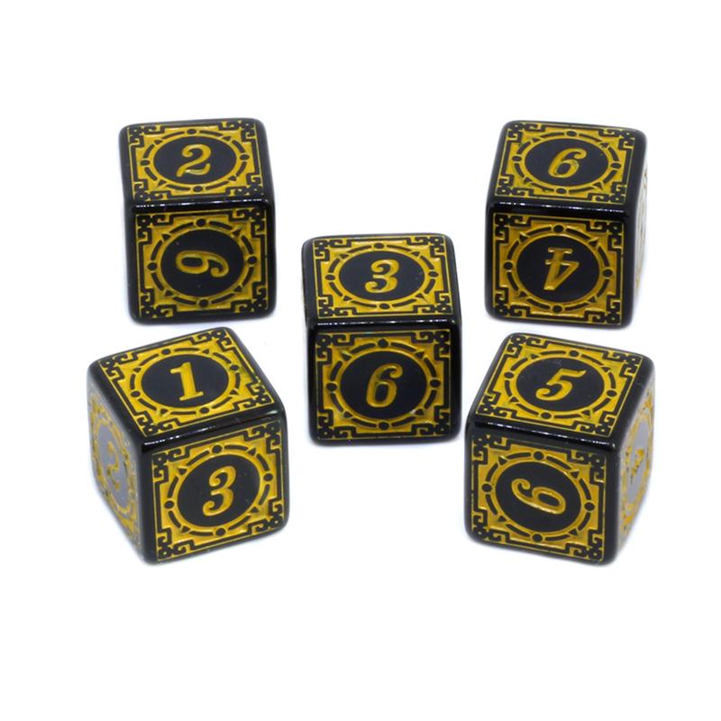 5/10/50 шт./компл. акрил 16 мм D6 цифровые квадратные угловые цифры 6-сторонние кубики для бара, паба, клуба, вечеринки для DND MTG, настольные игры
