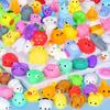 100 шт. Мини Милые Мультяшные Животные Игрушки-Антистресс Для Мальчиков Девочек День Рождения Подарок Наполнитель Для Пиньяты Карнавал Детская Вечеринка