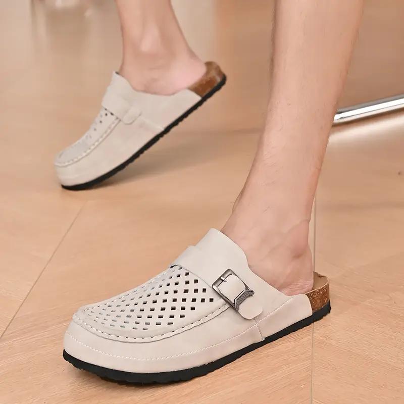 Классические мужские мягкие сабо, тапочки, повседневные сандалии