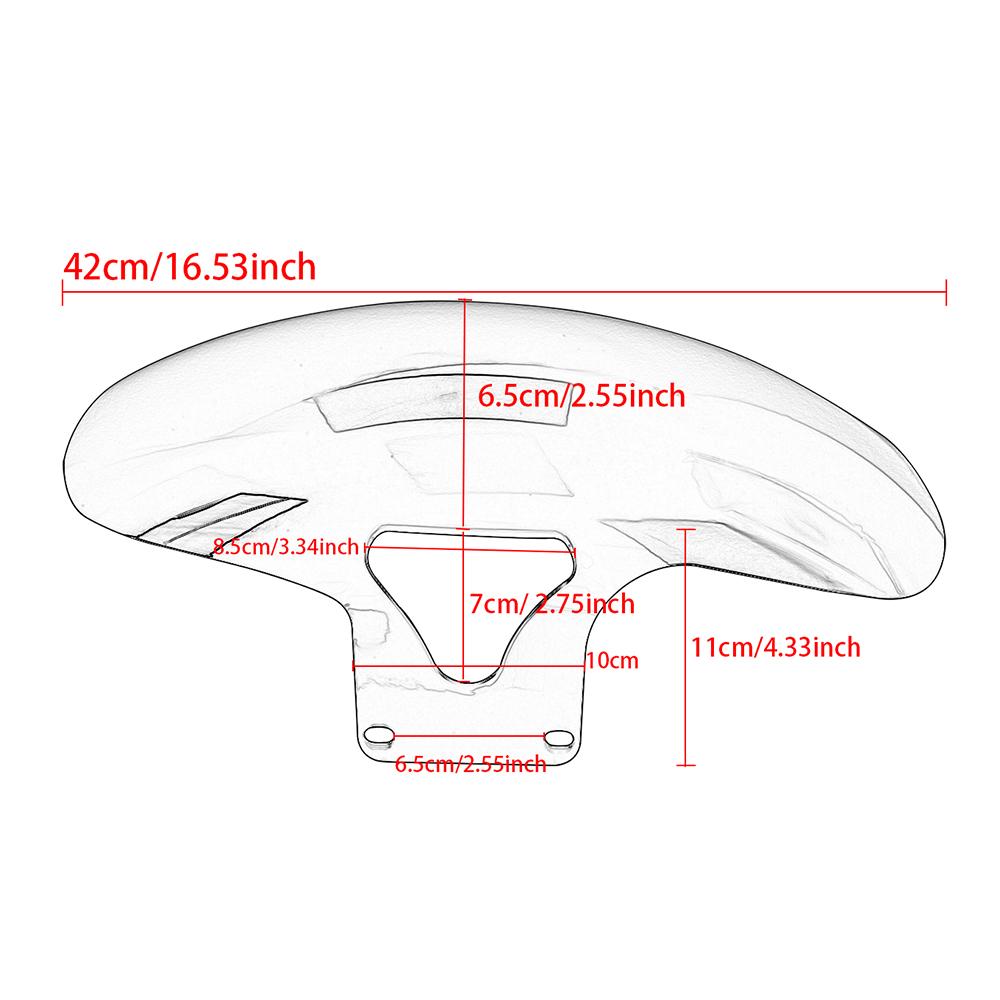 Motorcycle Black Front Fender Mudguard Cover Protector ABS For Harley Softail M8 Fatboy FLFBS FLFB 2018-2022