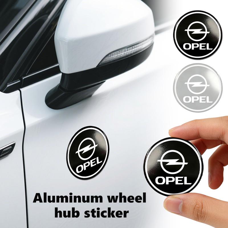 4pcs Car Emblem Wheel Center Hub Caps Badge Wheel Decal Sticker For Opel Astra G H J K F Corsa D Zafira B Insignia Mokka Regal aft487