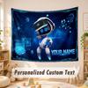 Custom Name Text Tapestry,Astro Bot Boho Wall Hanging, Decorative Backdrop Tapestry For Room