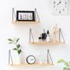 Storage Shelf Strong Load Bearing Detachable Multi Colors Wall-mounted Wooden Display Stand Home Decoration