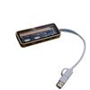 Прозрачная док-станция 7-в-1 USB-C: 4K HD, Gigabit Ethernet, Совместимость между устройствами