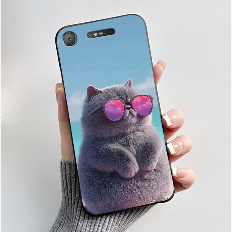Чехол для Sony Xperia XZ1 G8341 G8342 SO-01K / XZ1 Compact G8441 G8442 SO-02K Эстетичный Роскошный Милый Крутой Мягкий Силиконовый Чехол для Телефона