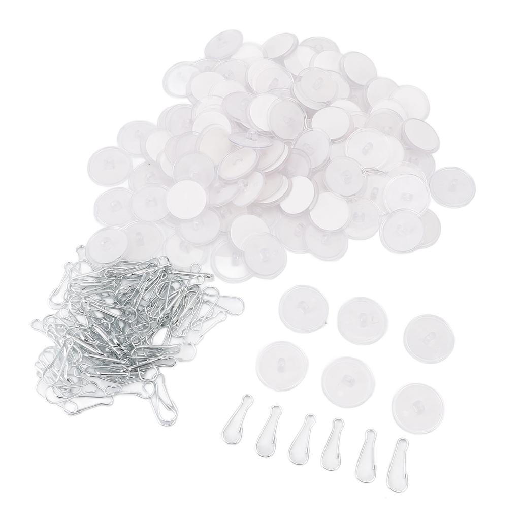 100 шт. самоклеящихся потолочных крючков для подвешивания, прозрачные настенные крючки-диски без сверления с 100 шт.