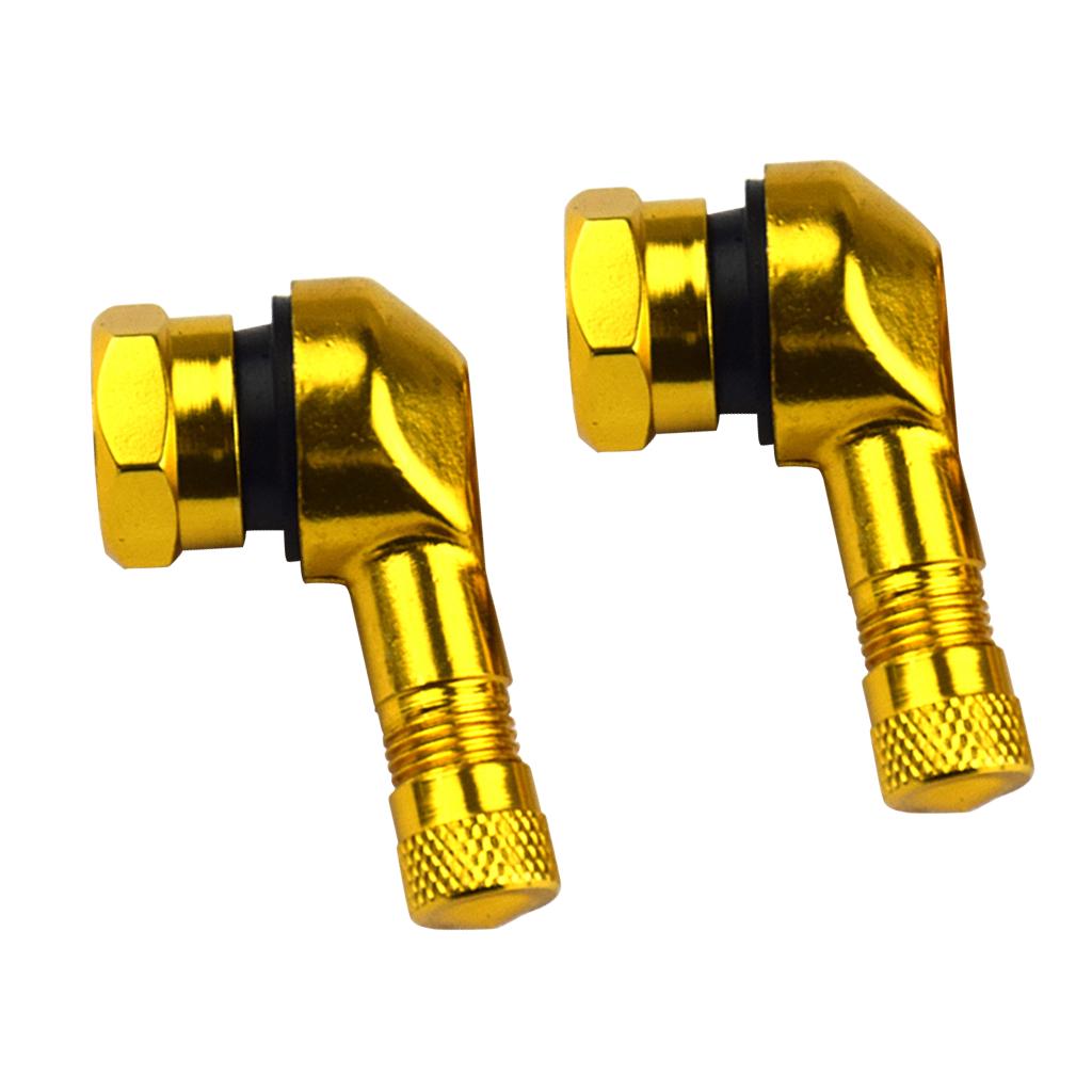 1 Pair Universal Motorcycle Wheel Tire Valves Stem Cap Air Tire Cover 90 Degree 17mm CNC Aluminum Tubeless Valve Stems 10 Color