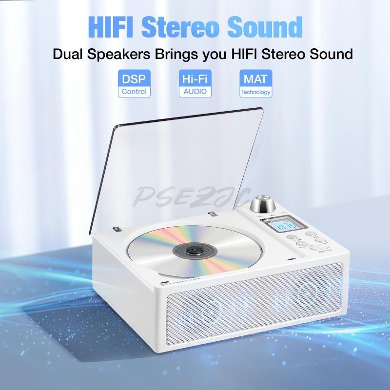 CD-плеер Ретро Подарок Английский Bluetooth-динамик Радио Устройство «все в одном» Хорошее качество звука Красивый внешний вид