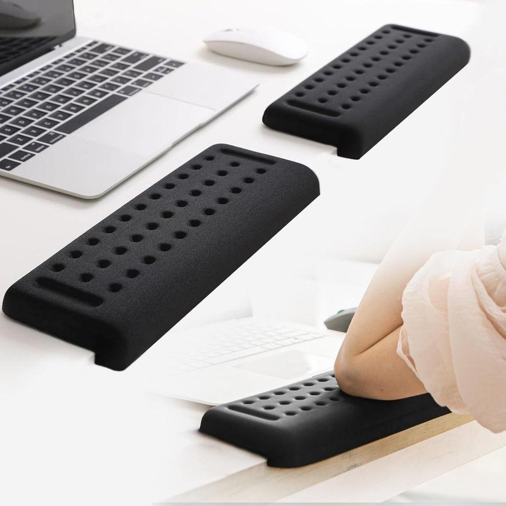 1Pc Soft Cushion Desk Elbow Pad Black Keyboard Hand Rest Non-slip Arm Cushions Protection Rest